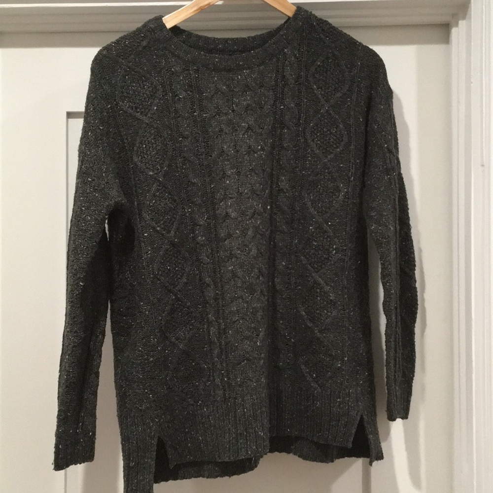 Gray sweater